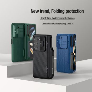NILLKIN CamShield Fold Protective Case With Pen holder For Samsung Galaxy Z Fold 5 