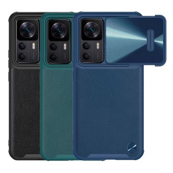 NILLKIN CamShield Leather Case S Camera Protection Case For Xiaomi Redmi K50 Ultra/Xiaomi 12T/12T PRO