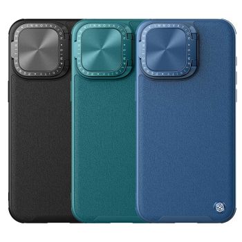NILLKIN CamShield Prop Leather Magnetic Protective Case For Apple iPhone 15 Pro