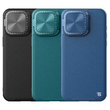 NILLKIN CamShield Prop Leather Magnetic Protective Case For Apple iPhone 15 Pro Max