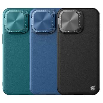 NILLKIN CamShield Prop Leather Protective Case For Apple iPhone 15 Pro Max