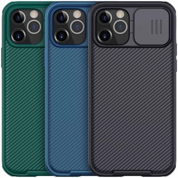 NILLKIN Classic Texture CamShield Pro Case For Apple iPhone 12 /12 Pro