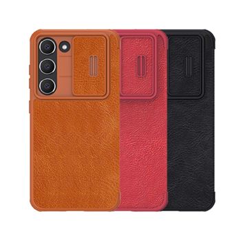 NILLKIN Qin Pro Series Flip Leather Lens Protective Case For Samsung Galaxy S23