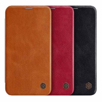 NILLKIN Qin Series Classic Flip Leather Protective Case For Apple iPhone 12 /12 Pro