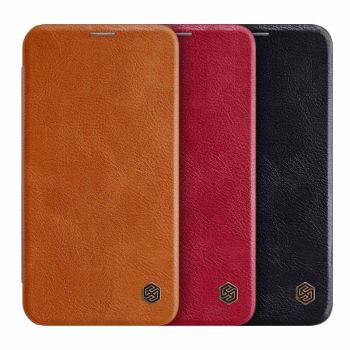 NILLKIN Qin Series Classic Flip Leather Protective Case For Apple iPhone 12 Pro Max