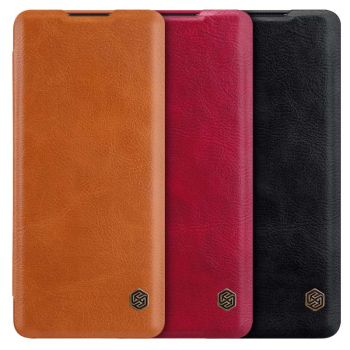 NILLKIN Qin Series Classic Flip Leather Protective Case For OnePlus 8