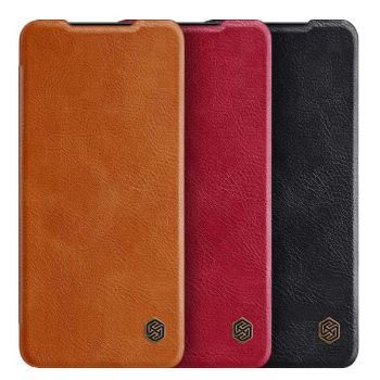 NILLKIN Qin Series Classic Flip Leather Protective Case For Samsung Galaxy S21 FE 5G
