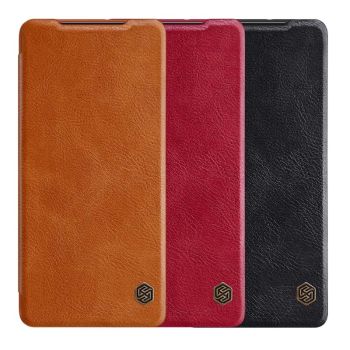NILLKIN Qin Series Classic Flip Leather Protective Case For Samsung Galaxy S21 Ultra