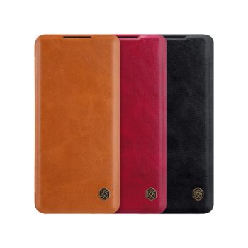 NILLKIN Qin Series Classic Flip Leather Protective Case For Xiaomi Mi Note 10 Lite