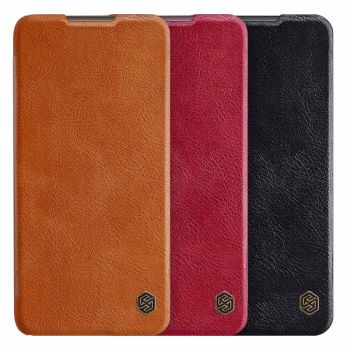 NILLKIN Qin Series Classic Flip Leather Protective Case For XIAOMI Redmi Note 9 4G/9 Power/9T