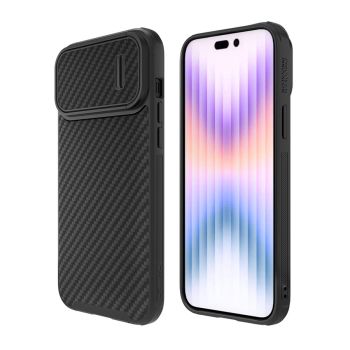 NILLKIN Synthetic Fiber S Geometric Texture Case For iPhone 14 Pro