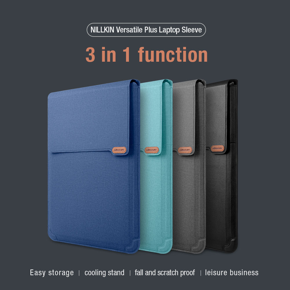 NILLKIN 3 in 1 Multi-Purpose Versatile Plus Laptop Sleeve 