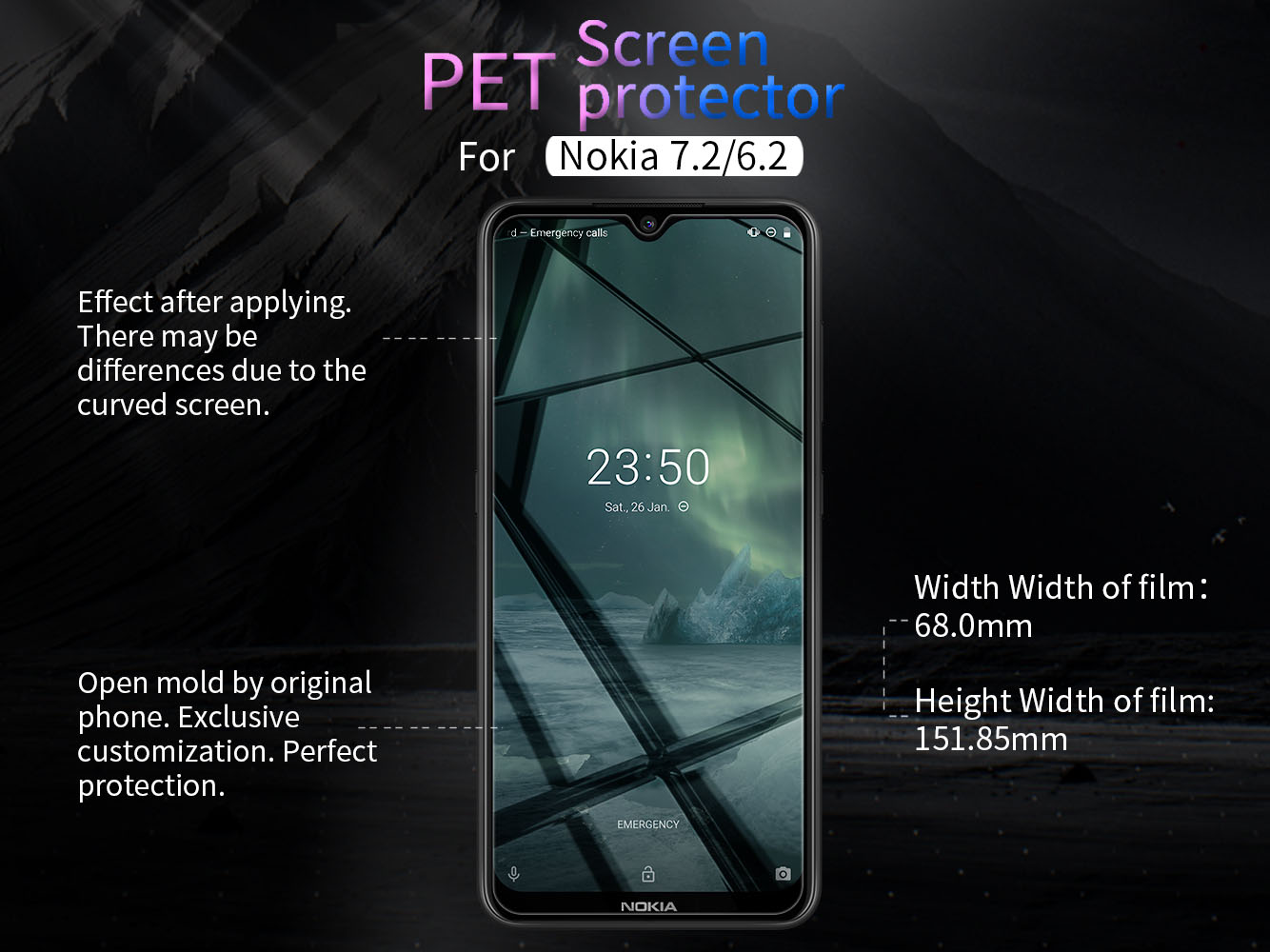 Nokia 7.2 screen protector