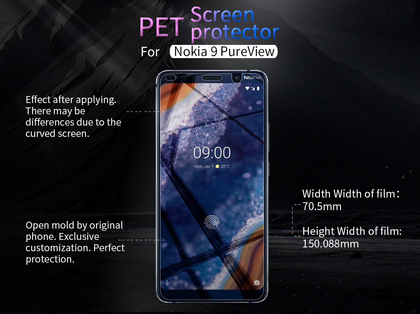 Nokia 9 PureView screen protector
