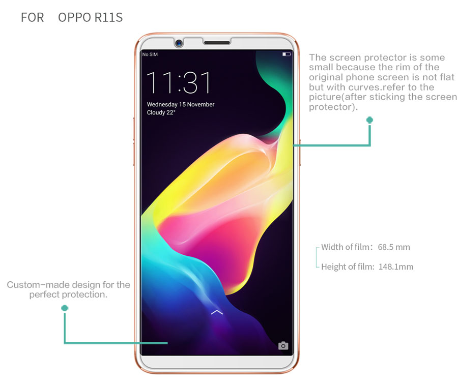 OPPO R11s screen protector
