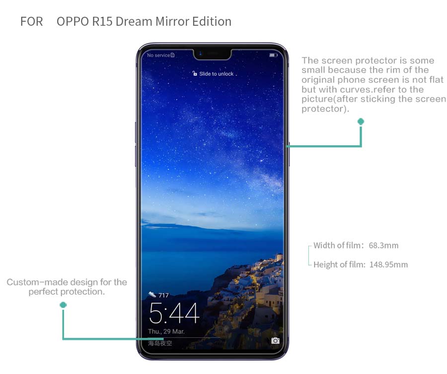 OPPO R15 Dream Mirror Edition screen protector