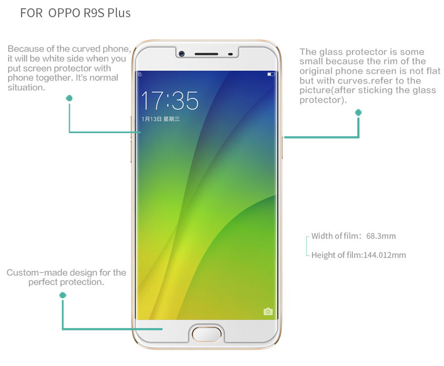 OPPO R9S Plus screen protector