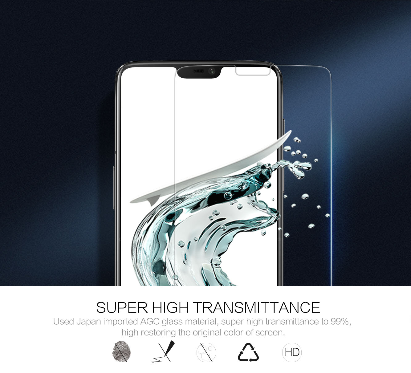 OnePlus 6 screen protector