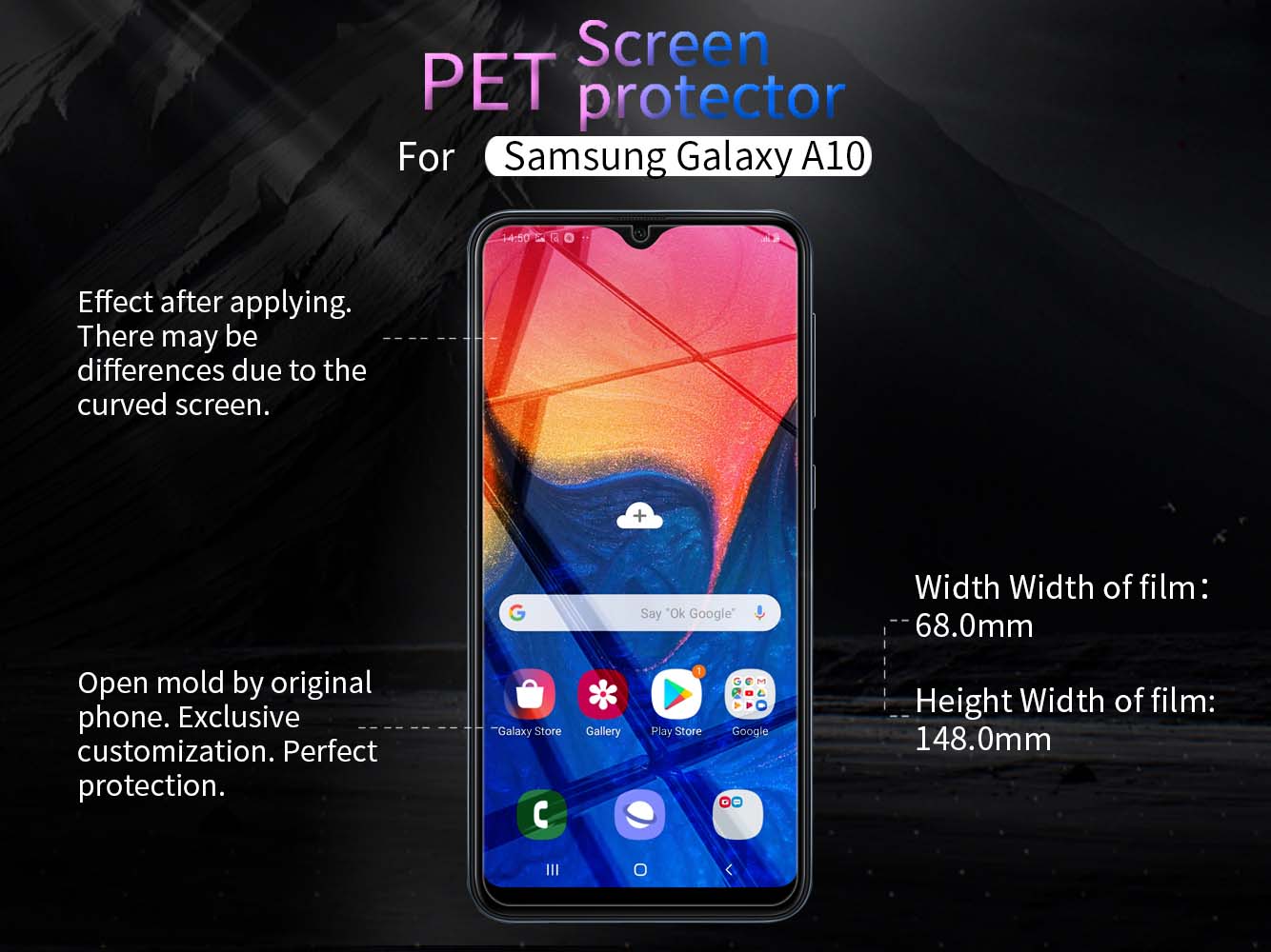 Samsung Galaxy A10 screen protector