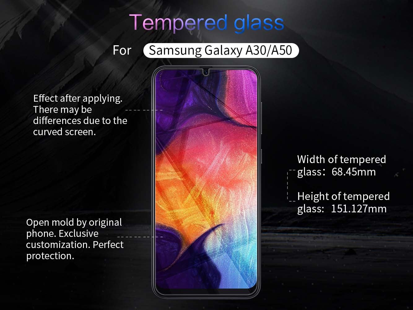 Samsung Galaxy A30/A50 screen protector
