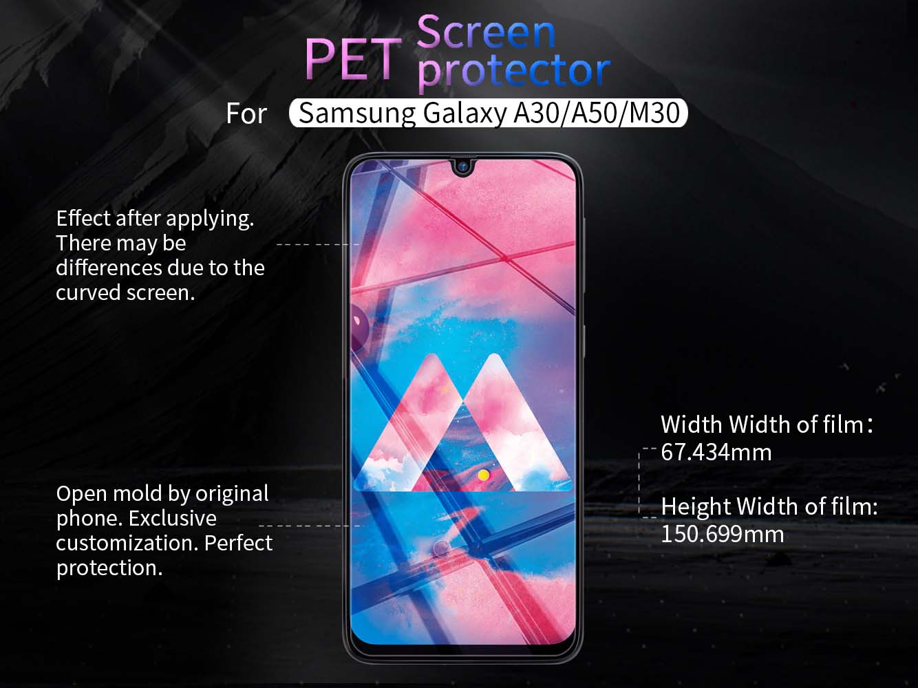 Samsung Galaxy A30/A50/M30 screen protector