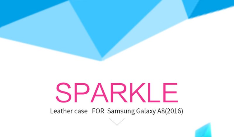 Samsung A8 Leather Flip Case