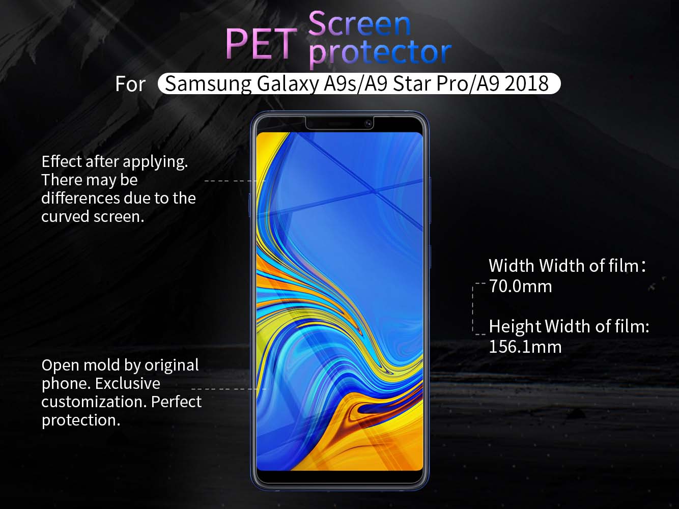 Samsung Galaxy A9s screen protector