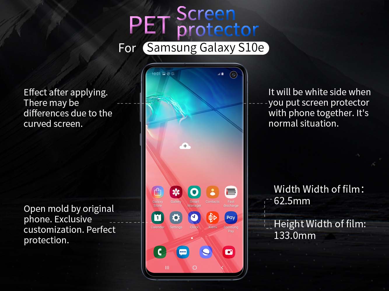 Samsung Galaxy S10e screen protector
