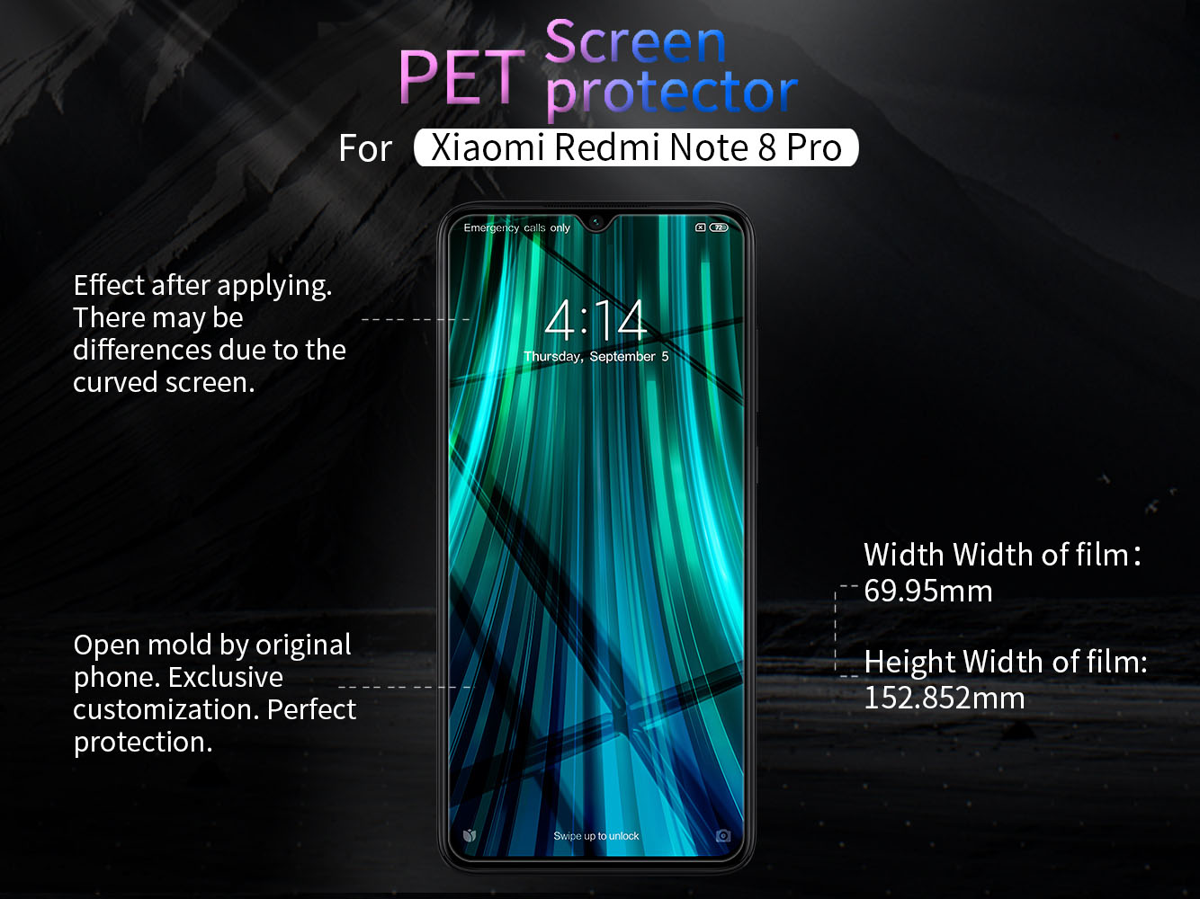 Xiaomi Redmi Note 8 Pro screen protector
