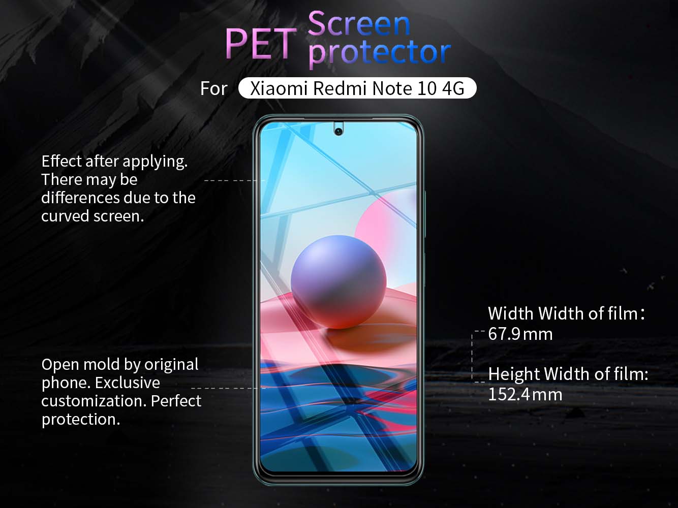 XIAOMI Redmi Note 10 4G screen protector