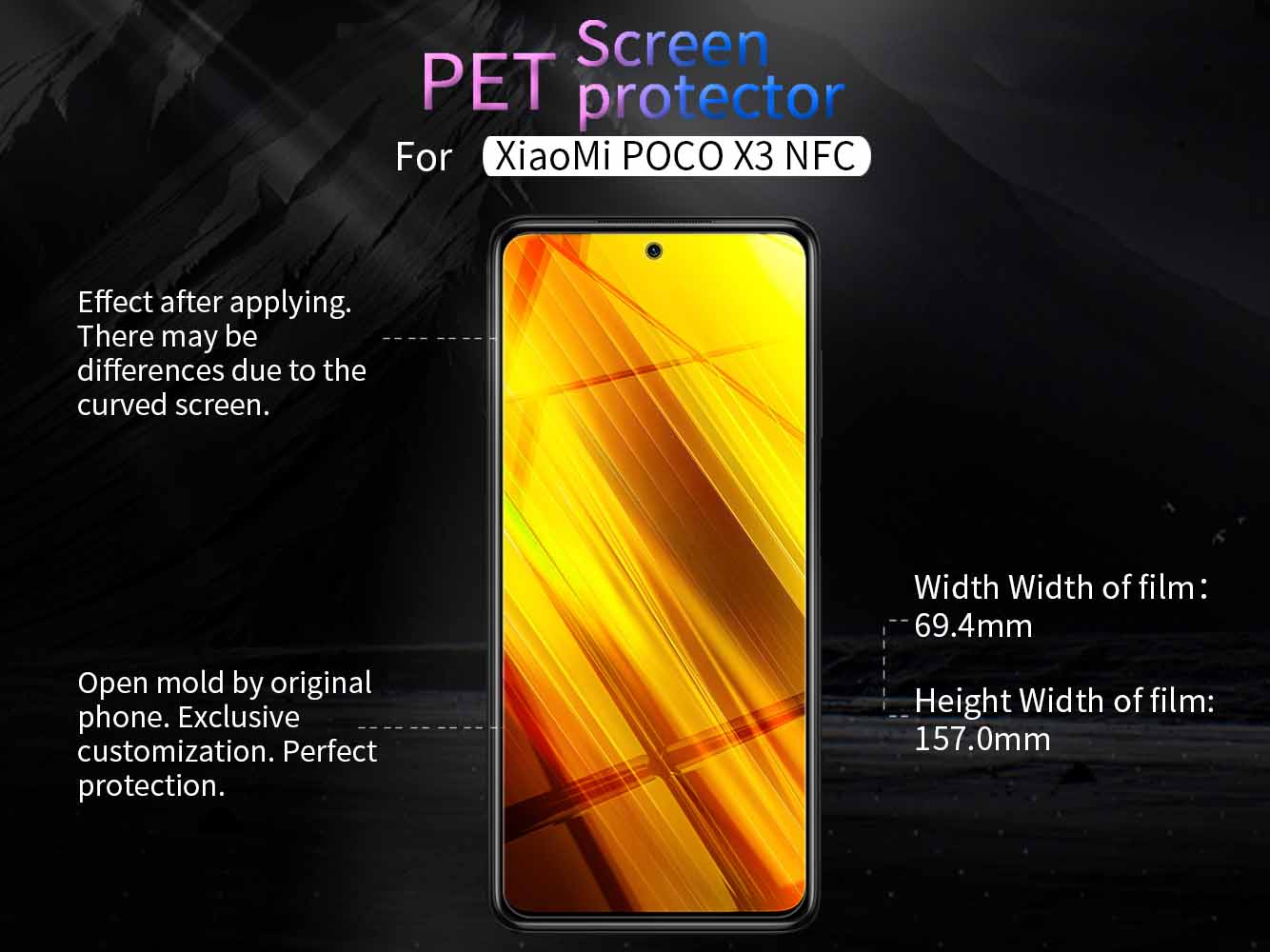 XIAOMI Poco X3 NFC screen protector